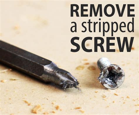 how to remove sheet metal screws|removing a small stripped screw.